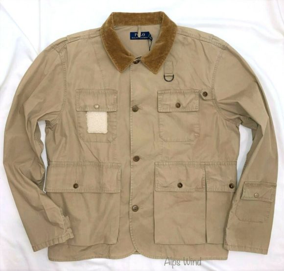 Polo Ralph Lauren Men's Paxton Wading Tactical Jacket Braun in Khaki