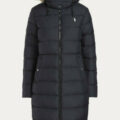 Polo Ralph Lauren Women's Faux Fur-Trim Down Coat In Polo Black Size S