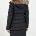 Polo Ralph Lauren Women's Faux Fur-Trim Down Coat In Polo Black Size S - Image 3