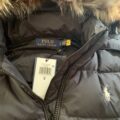 Polo Ralph Lauren Women's Faux Fur-Trim Down Coat In Polo Black Size S - Image 8