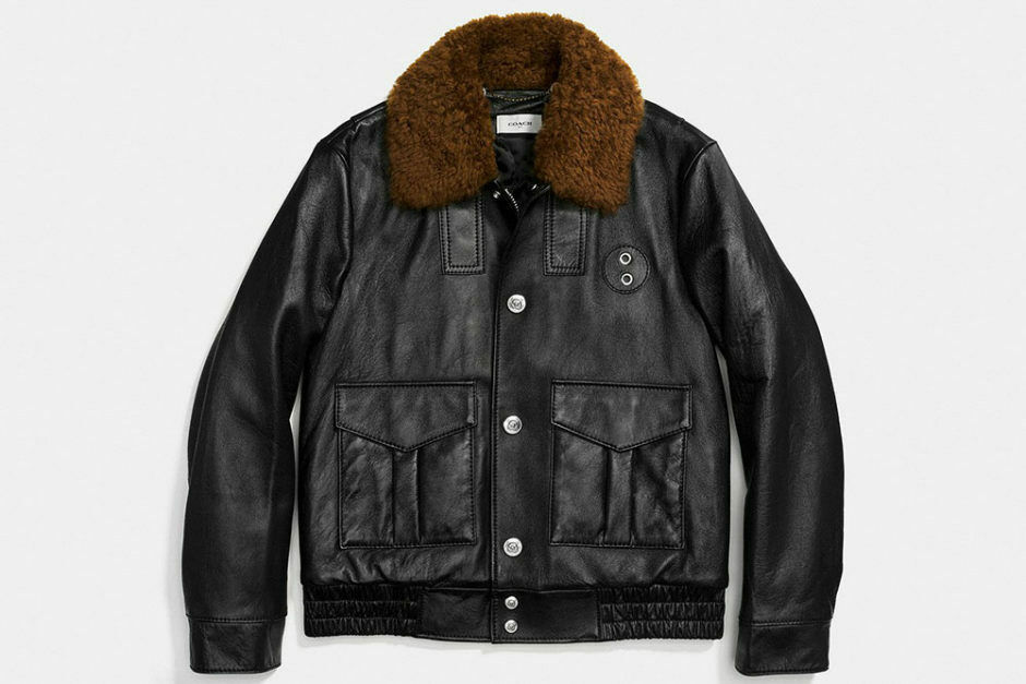 Coach 1941 Black Leather Sheriff Jacket – Size 48 / M – Alps Wind