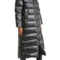 Nike Sportswear City Quilted Longline Down Parka Black Women Size: S - Image 5