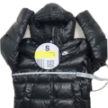 Nike Sportswear City Quilted Longline Down Parka Black Women Size: S - Image 9