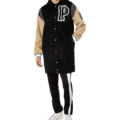 Puma Signature Letterman Players Edition Varsity Black Hood Coat Size S - Image 2