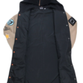 Puma Signature Letterman Players Edition Varsity Black Hood Coat Size S - Image 5